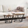 Mesas Auxiliares 2 pcs Madera Vieja Madera Ingenierizada | Foro24.es | Tu tienda online para hogar, jardín y más Foro24.es
