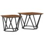 Mesas Auxiliares 2 pcs Madera Vieja Madera Ingenierizada | Foro24.es | Tu tienda online para hogar, jardín y más Foro24.es