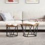 Mesas Auxiliares 2 pcs Madera Vieja Madera Ingenierizada | Foro24.es | Tu tienda online para hogar, jardín y más Foro24.es