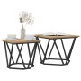 Mesas Laterales 2 pcs de Madera de Roble Artesanal | Foro24.es | Tu tienda online para hogar, jardín y más Foro24.es