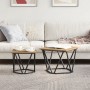 Mesas Laterales 2 pcs de Madera de Roble Artesanal | Foro24.es | Tu tienda online para hogar, jardín y más Foro24.es