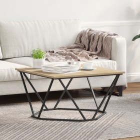 Mesa de Café Sonoma Roble 80x80x45 cm Madera