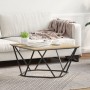Mesa de Café Sonoma Roble 80x80x45 cm Madera elaborada | Foro24.es | Tu tienda online para hogar, jardín y más Foro24.es