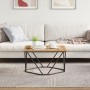 Mesa de Café Roble Artesanal 80x80x45 cm Madera Ingenierizada | Foro24.es | Tu tienda online para hogar, jardín y más Foro24.es