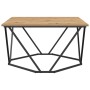 Mesa de Café Roble Artesanal 80x80x45 cm Madera Ingenierizada