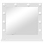 Espejo de tocador con luces LED Blanco 60x55x18 cm by , Mirrors - Ref: Foro24-868285, Price: 64,86 €, Discount: %