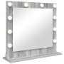 Espejo de Maquillaje con Luces LED Gris Sonoma 60x55x18 cm | Foro24.es | Tu tienda online para hogar, jardín y más Foro24.es