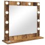 Espejo de vanidad con luces LED Madera antigua 60x55x18 cm | Foro24.es | Tu tienda online para hogar, jardín y más Foro24.es