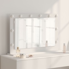 Espejo de Tocador con Luces LED Blanco 80x55x18 cm de , Espejos - Ref: Foro24-868293, Precio: 68,57 €, Descuento: %