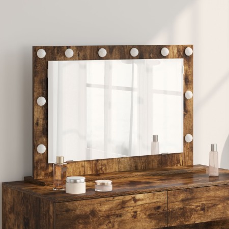 Espejo de Tocador Roble Ahumado Madera y vidrio 80 x 55 x 18 cm von , Spiegel - Ref: Foro24-868297, Preis: 83,33 €, Rabatt: %