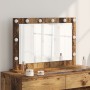 Espejo de Tocador Madera vieja Madera y Vidrio Recuperados Sólidos | Foro24.es | Tu tienda online para hogar, jardín y más Foro24.es