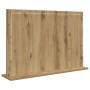 Espejo de Tocador Roble Artesanal, Blanco Madera, Metal, Vidrio | Foro24.es | Tu tienda online para hogar, jardín y más Foro24.es