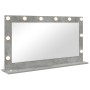 Espejo de Tocador Gris Concreto 100 x 55 x 18 cm Espejo LED de , Espejos - Ref: Foro24-868304, Precio: 74,91 €, Descuento: %