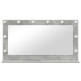 Espejo de Tocador Gris Concreto 100 x 55 x 18 cm Espejo LED de , Espejos - Ref: Foro24-868304, Precio: 74,91 €, Descuento: %