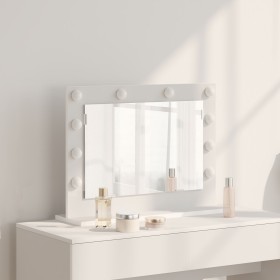 Espejo de Tocador con Luces LED Blanco 60x45x18 cm by , Mirrors - Ref: Foro24-868309, Price: 68,15 €, Discount: %
