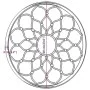 Sand-colored round iron mirror for indoor use 60x3 cm by vidaXL, Mirrors - Ref: Foro24-3093537, Price: 110,79 €, Discount: %