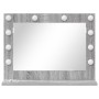 Espejo de Tocador Gris Sonoma MDF, Vidrio 60 x 45 x 18 cm | Foro24.es | Tu tienda online para hogar, jardín y más Foro24.es