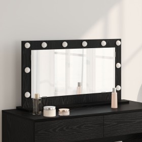 Comprar Espejo Vanity con luces LED Roble Negro