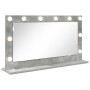 Espejo de Tocador Gris Concreto Concreto 80 x 45 x 18 cm Espejo de , Espejos - Ref: Foro24-868320, Precio: 57,45 €, Descuento: %