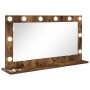 Espejo de Tocador Roble ahumado, plata Madera, vidrio 80 x 45 cm | Foro24.es | Tu tienda online para hogar, jardín y más Foro24.es