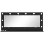 Espejo de tocador con luces LED Roble Negro 100x45x18 cm by , Mirrors - Ref: Foro24-868326, Price: 89,92 €, Discount: %