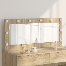 Comprar Espejo de tocador con luces LED Roble