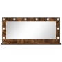 Espejo Vanity con luces LED Roble Ahumado 100x45x18 cm | Foro24.es | Tu tienda online para hogar, jardín y más Foro24.es