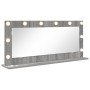 Espejo de tocador con luces LED Gris Sonoma 100x45x18 cm | Foro24.es | Tu tienda online para hogar, jardín y más Foro24.es