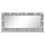 Espejo de tocador con luces LED Gris Sonoma 100x45x18 cm | Foro24.es | Tu tienda online para hogar, jardín y más Foro24.es