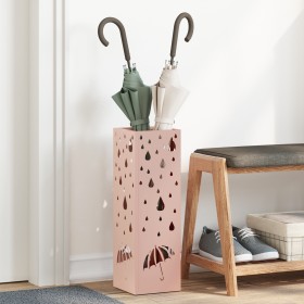 Soporte para Paraguas Rosa Metal Mediano Detalles Decorativos von , Schirmständer - Ref: Foro24-868477, Preis: 38,70 €, Rabat...