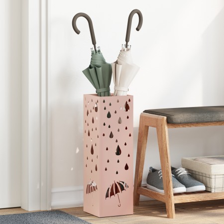 Soporte para Paraguas Rosa Metal Mediano Detalles Decorativos von , Schirmständer - Ref: Foro24-868477, Preis: 38,70 €, Rabat...