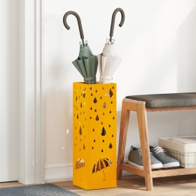 Soporte para Paraguas Mostaza Metal Compacto