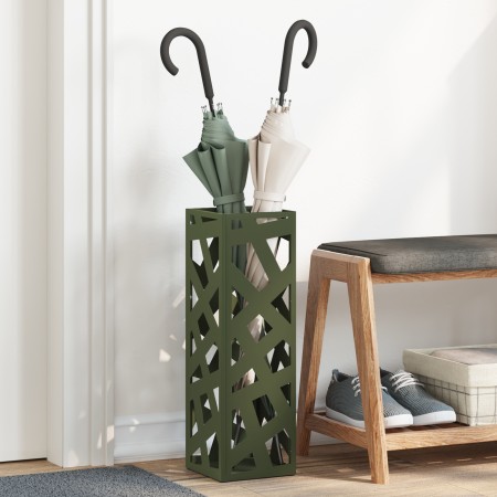 Paraguero Verde oliva Metal Estándar Incrustaciones decorativas | Foro24.es | Tu tienda online para hogar, jardín y más Foro24.es
