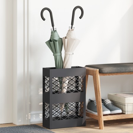 Paraguero Negro Acero con Revestimiento en Polvo Estándar von , Schirmständer - Ref: Foro24-868524, Preis: 41,99 €, Rabatt: %