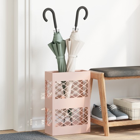 Soporte para Paraguas Rosa Metal Estándar Diseño Decorativo | Foro24.es | Tu tienda online para hogar, jardín y más Foro24.es
