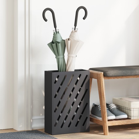 Paraguero Negro Metal Mediano Paraguero Rectangular Moderno von , Schirmständer - Ref: Foro24-868530, Preis: 40,37 €, Rabatt: %