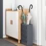 Paraguero Antracita Metal Mediano Paraguero Rectangular von , Schirmständer - Ref: Foro24-868532, Preis: 41,26 €, Rabatt: %