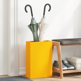 Paraguero Amarillo Mostaza Metal Compacto