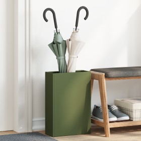 Paraguero Verde Oliva Metal Mediano Paraguero
