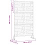 Panel de Cerca de Metal Grande Blanco Acero con Pintura en Polvo | Foro24.es | Tu tienda online para hogar, jardín y más Foro24.es