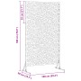 Panel de Cerca de Metal Antracita Metal Grande Patrón by , fence panels - Ref: Foro24-868558, Price: 113,06 €, Discount: %
