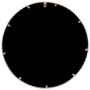 Sand-colored round iron mirror for indoor use 40x3 cm by vidaXL, Mirrors - Ref: Foro24-3093535, Price: 80,16 €, Discount: %