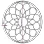 Sand-colored round iron mirror for indoor use 40x3 cm by vidaXL, Mirrors - Ref: Foro24-3093535, Price: 83,05 €, Discount: %