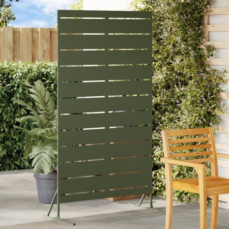 Panel de Cerca de Metal Verde Oliva Acero con Revestimiento en Polvo von , Zaunpaneele - Ref: Foro24-868566, Preis: 117,10 €,...