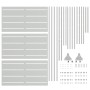Pantalla de Privacidad 180 cm Acero Galvanizado von , Zaunpaneele - Ref: Foro24-868568, Preis: 102,83 €, Rabatt: %