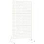 Panel de cerca floral Blanco Metal Mediano Inlays decorativos | Foro24.es | Tu tienda online para hogar, jardín y más Foro24.es
