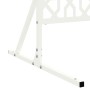 Panel de cerca floral Blanco Metal Mediano Inlays decorativos | Foro24.es | Tu tienda online para hogar, jardín y más Foro24.es