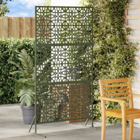 Panel de cercas de metal Verde oliva Metal Grande de , Paneles de vallas - Ref: Foro24-868573, Precio: 111,36 €, Descuento: %