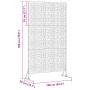 Panel de Cerca de Acero Inoxidable Acero Inoxidable Grande Patrón | Foro24.es | Tu tienda online para hogar, jardín y más Foro24.es