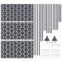 Panel de Cerca de Metal Antracita Acero recubierto en polvo by , fence panels - Ref: Foro24-868579, Price: 117,03 €, Discount: %